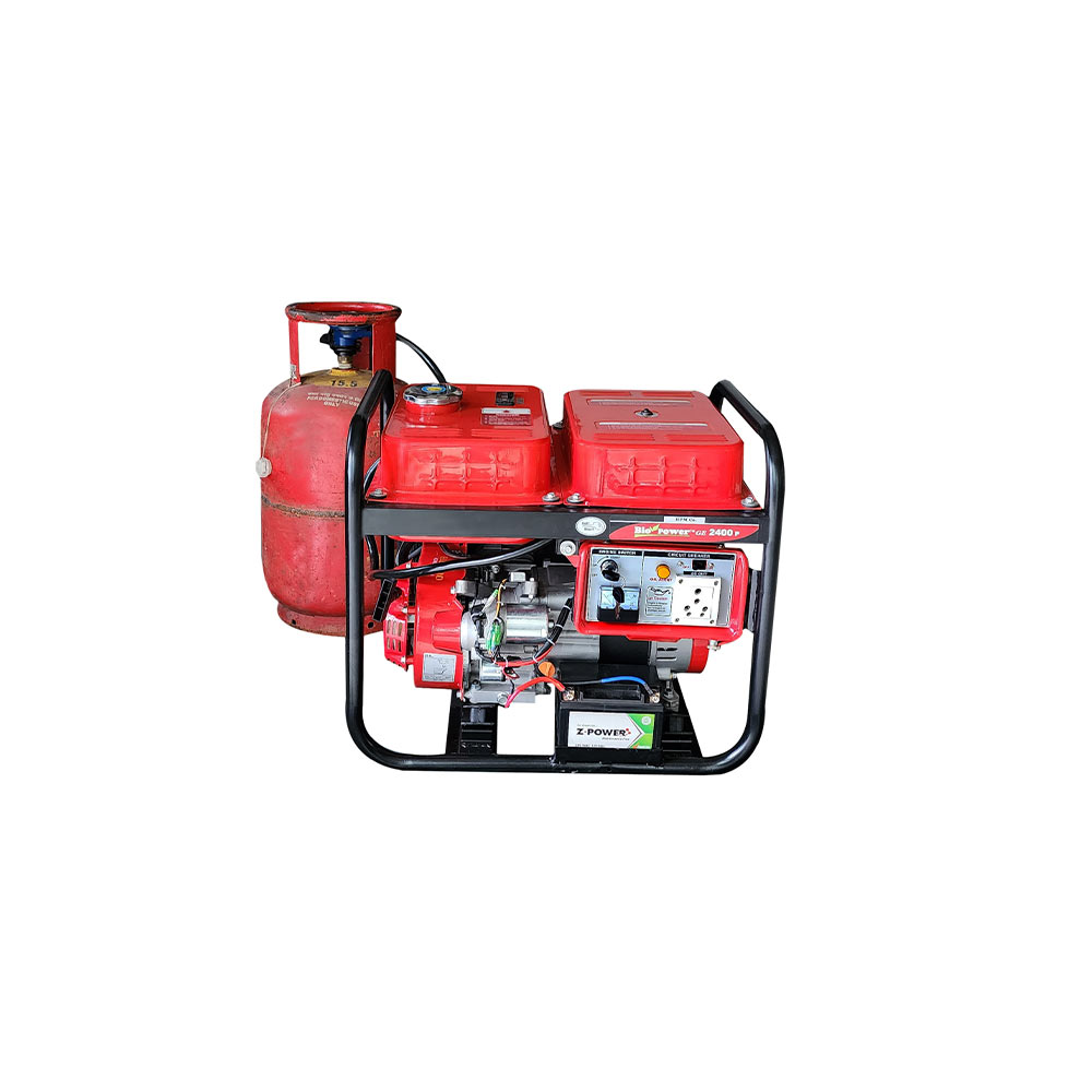 2.1 KVA Portable Generator, Petrol & LPG RUN,  Model GE-2400PS-LPG